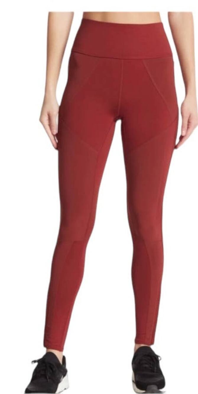 Free People Movement Leggings Patch High Rise red Small S